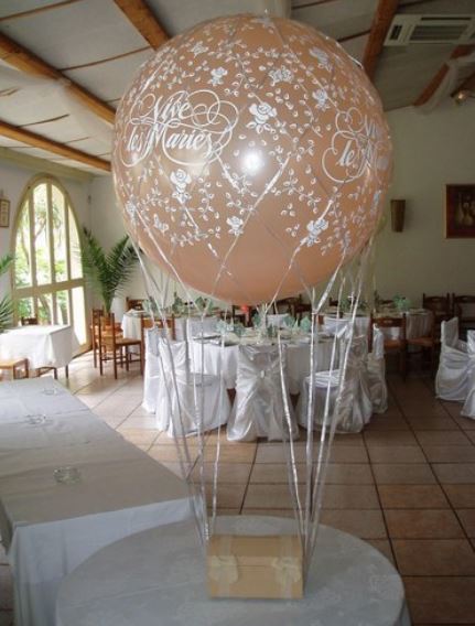 Ballon gonflable Foot, decoration mariage - Badaboum